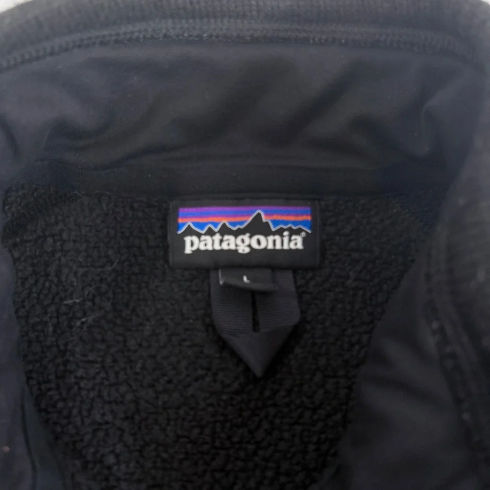 Patagonia Better Sweater Full Zip Fleece Jacket Black Heather Womens Large - Picture 5 of 8